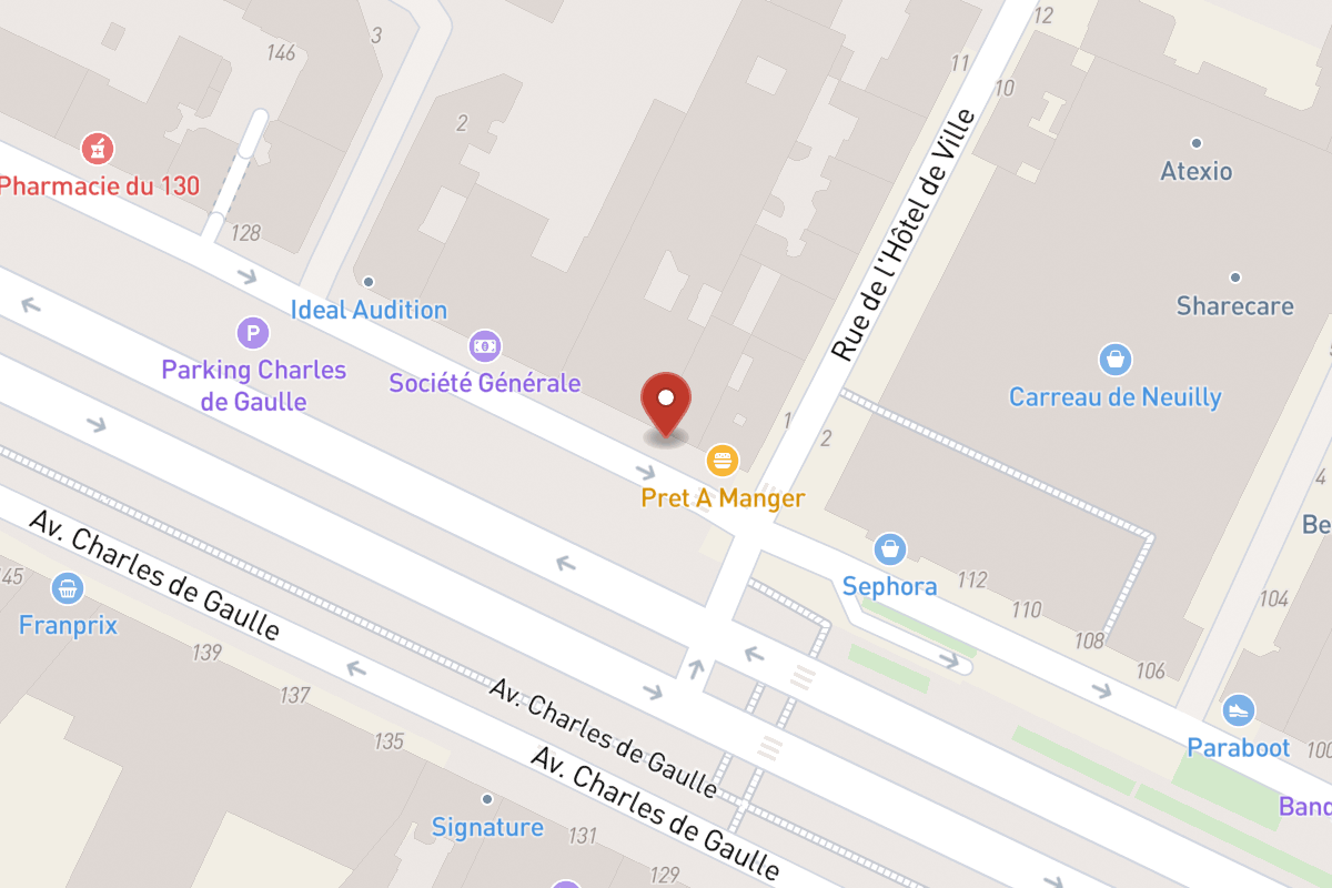 Plan de situation — 118BIS Avenue Charles de Gaulle