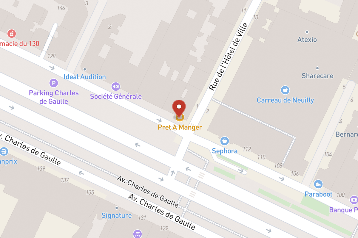 Plan de situation — 118 Avenue Charles de Gaulle