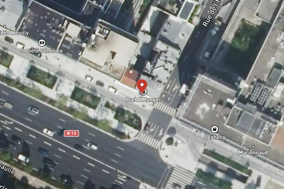 Vue satellite — 118 Avenue Charles de Gaulle
