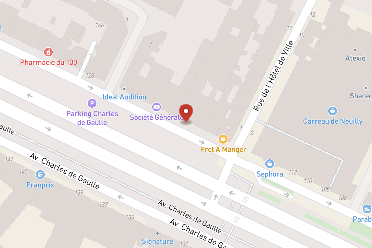 Plan de situation — 120 Avenue Charles de Gaulle