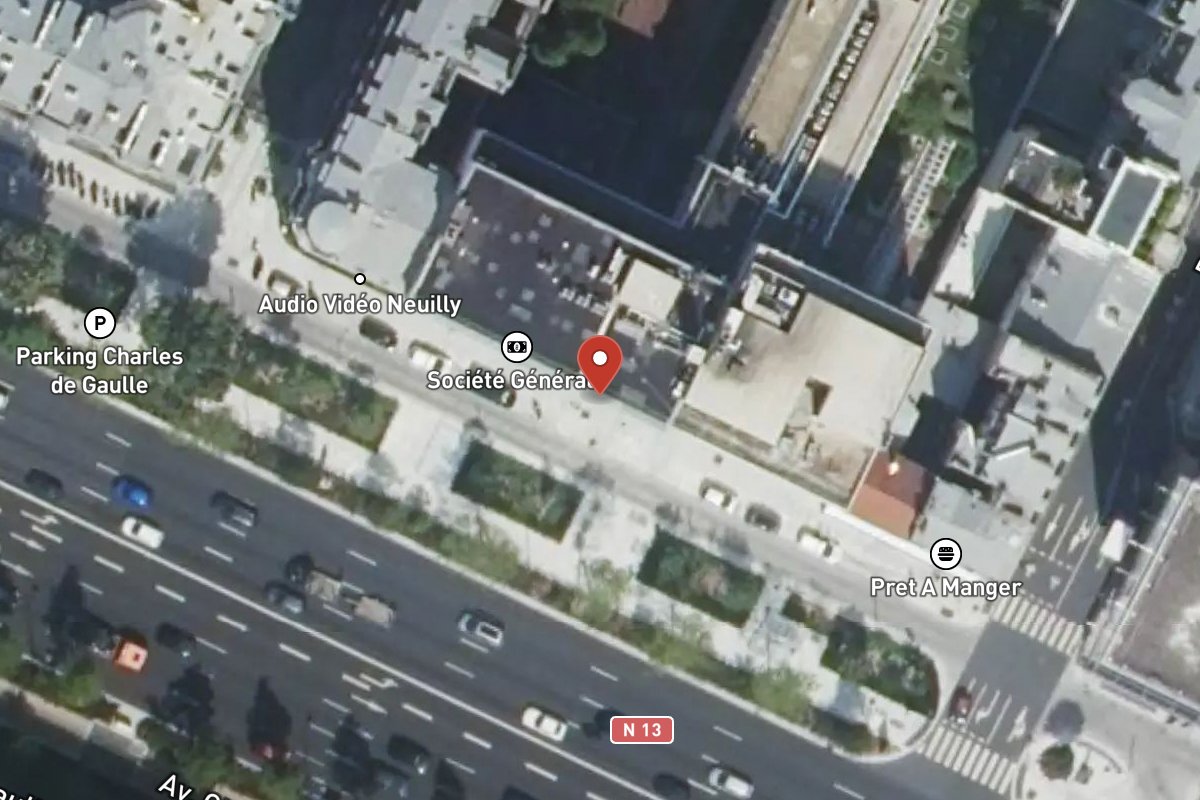 Vue satellite — 122 Avenue Charles de Gaulle
