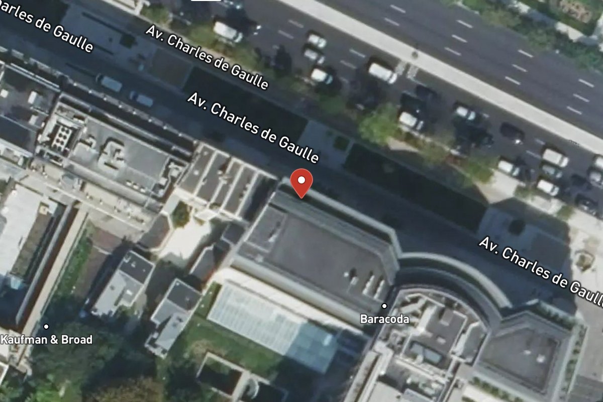 Vue satellite — 123 Avenue Charles de Gaulle