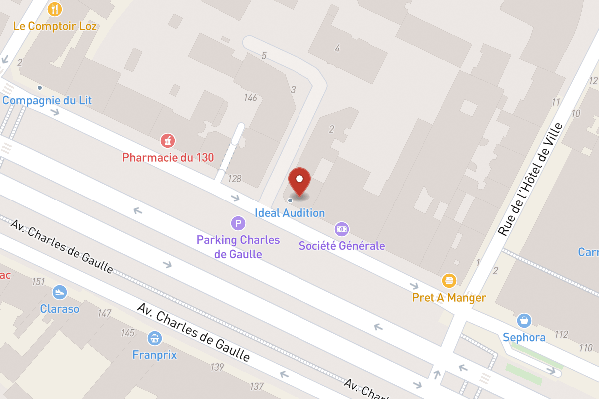 Plan de situation — 124 Avenue Charles de Gaulle