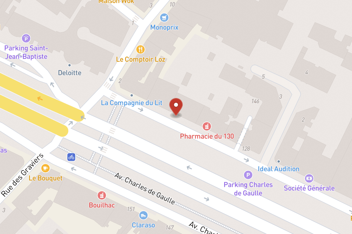 Plan de situation — 130BIS Avenue Charles de Gaulle