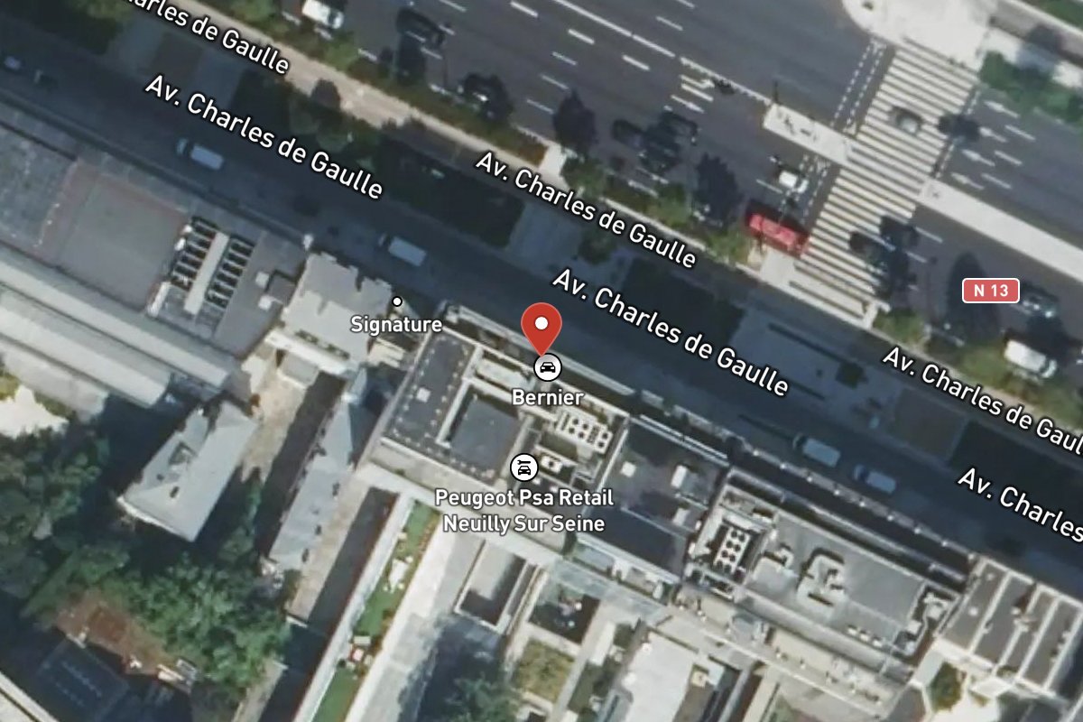 Vue satellite — 131 Avenue Charles de Gaulle