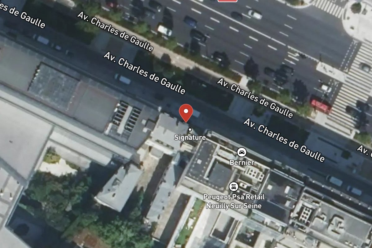 Vue satellite — 133 Avenue Charles de Gaulle