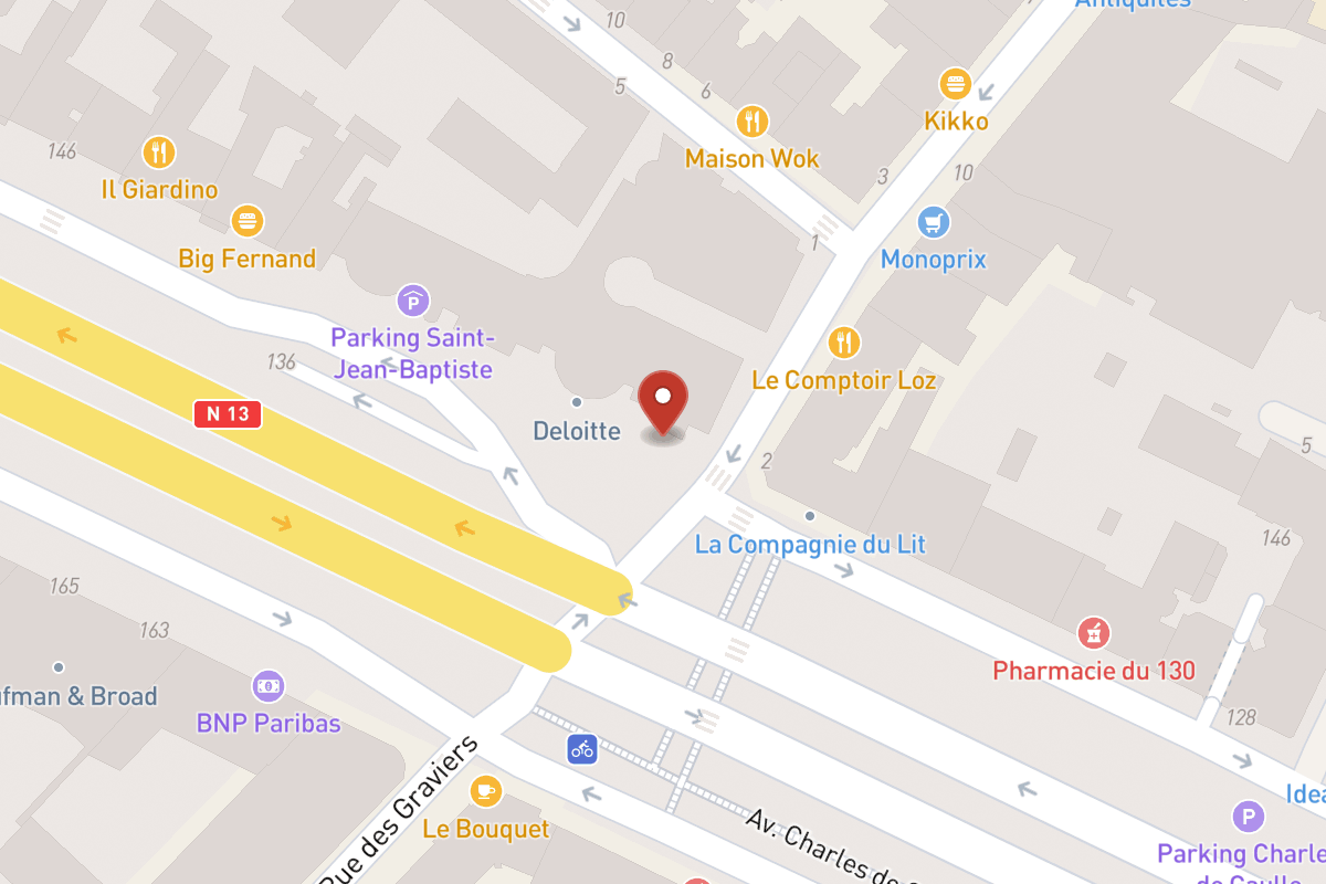 Plan de situation — 136 Avenue Charles de Gaulle