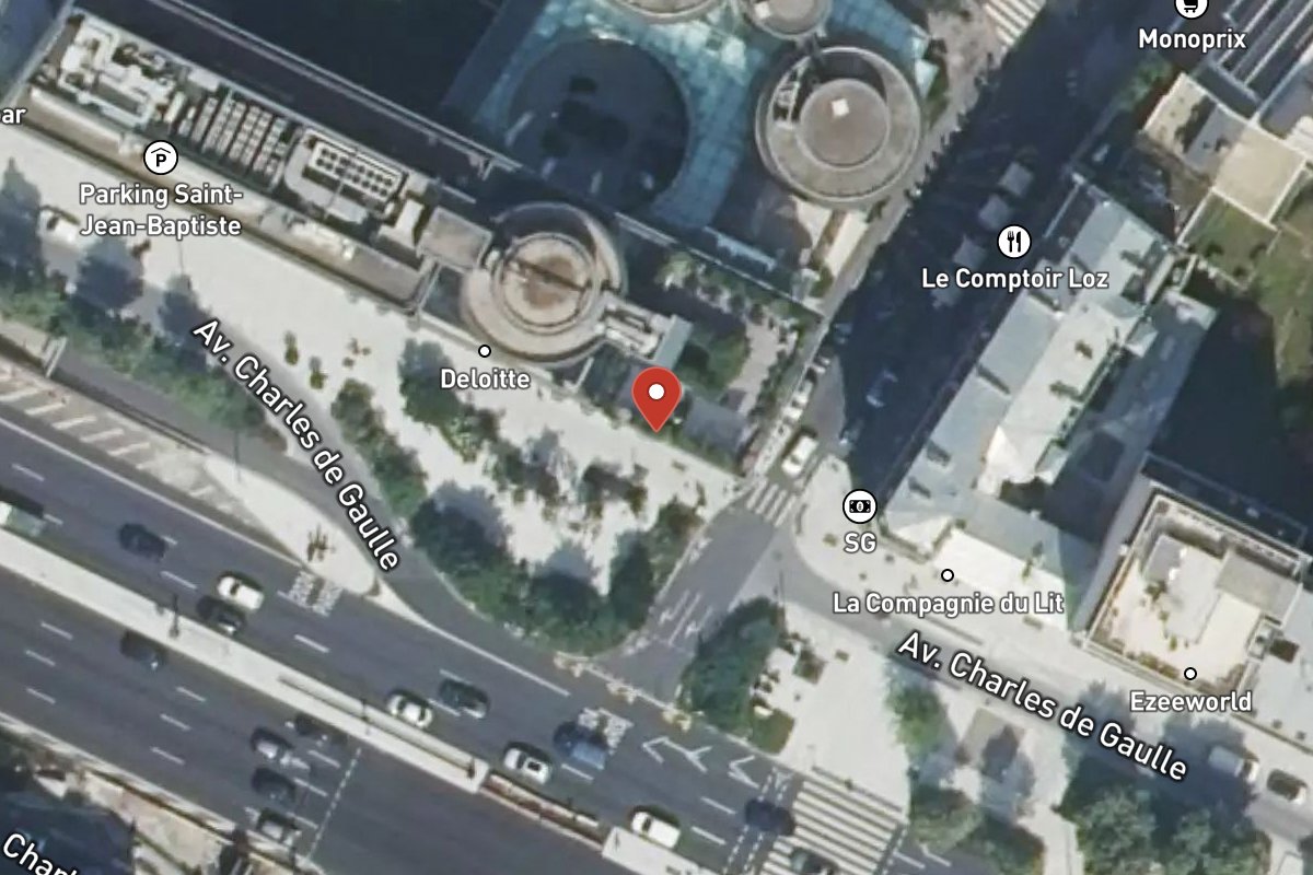 Vue satellite — 136 Avenue Charles de Gaulle