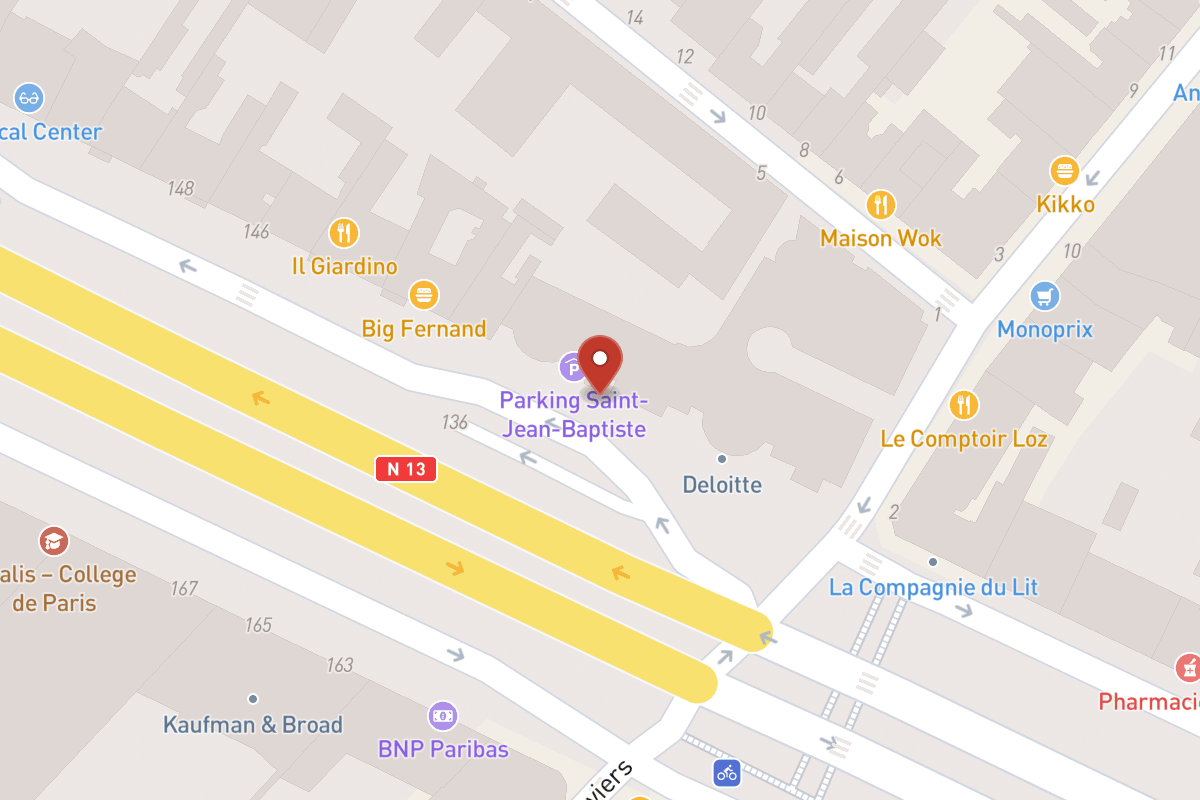 Plan de situation — 138 Avenue Charles de Gaulle