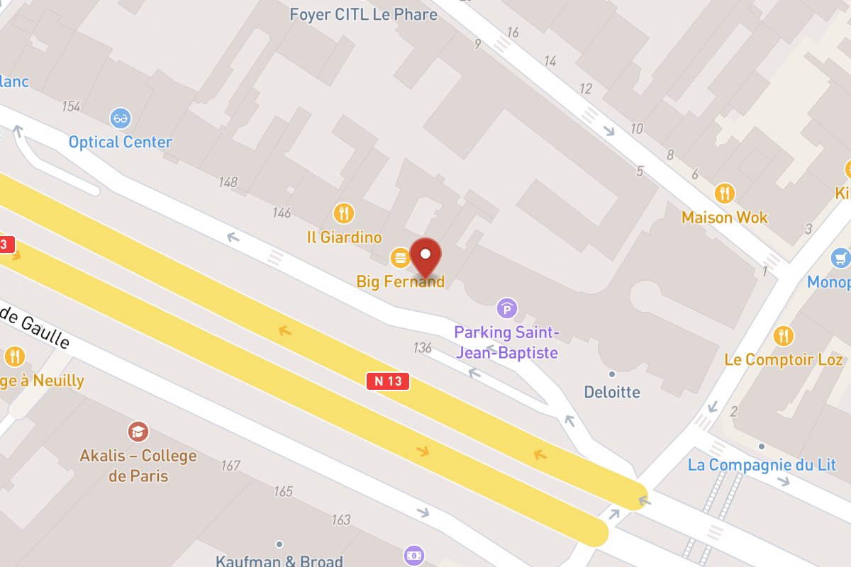 Plan de situation — 140BIS Avenue Charles de Gaulle