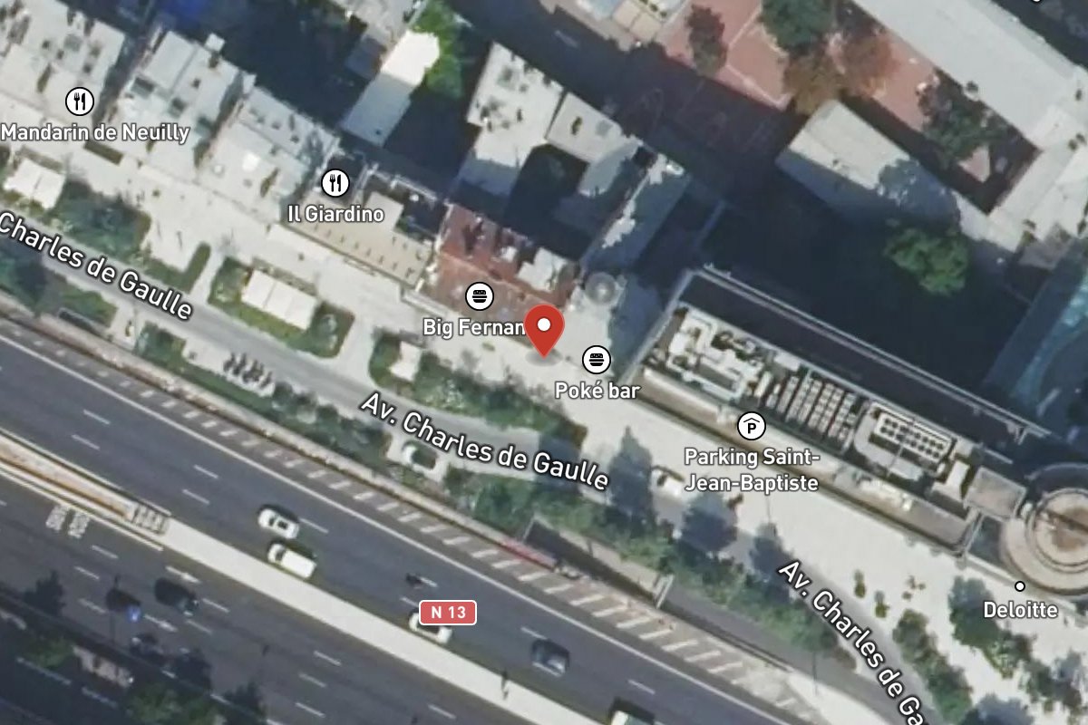 Vue satellite — 140BIS Avenue Charles de Gaulle