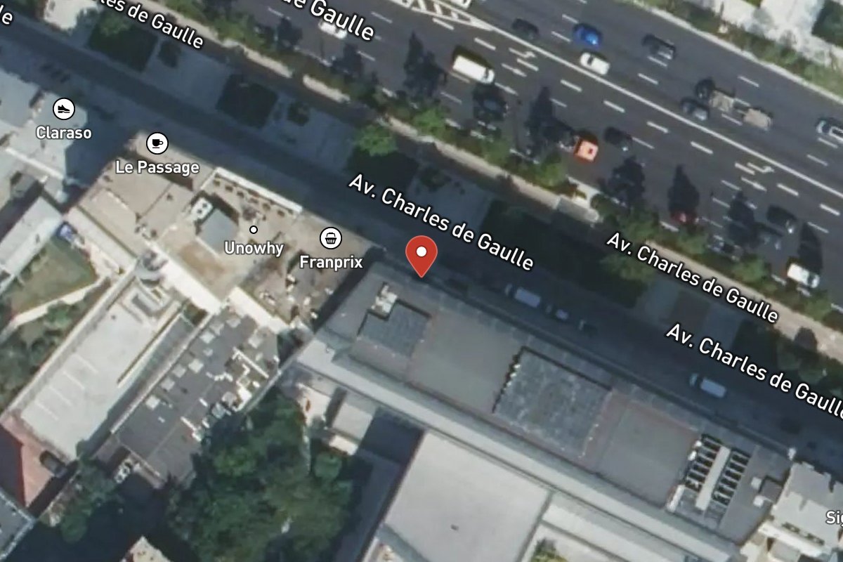 Vue satellite — 141 Avenue Charles de Gaulle