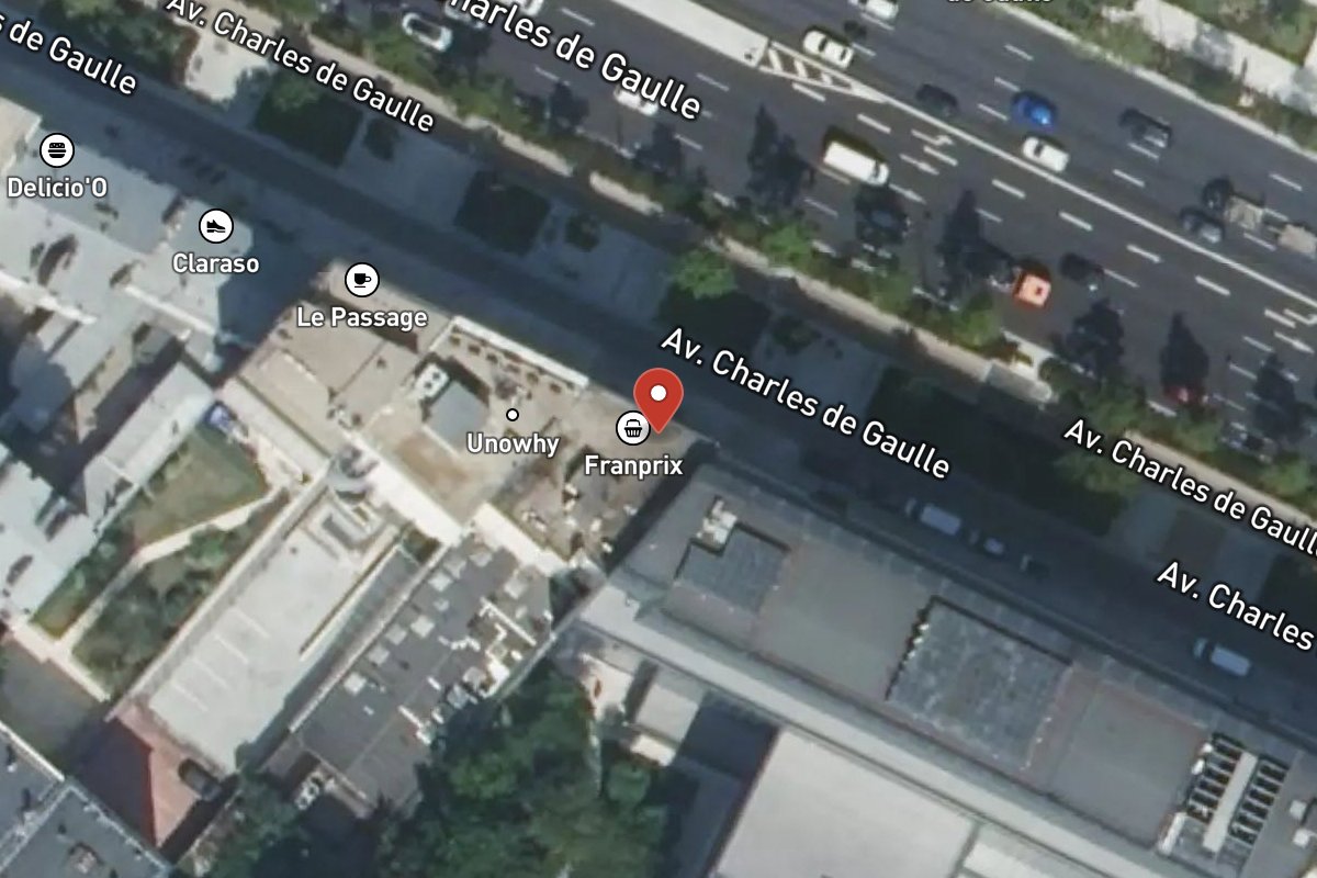 Vue satellite — 143 Avenue Charles de Gaulle
