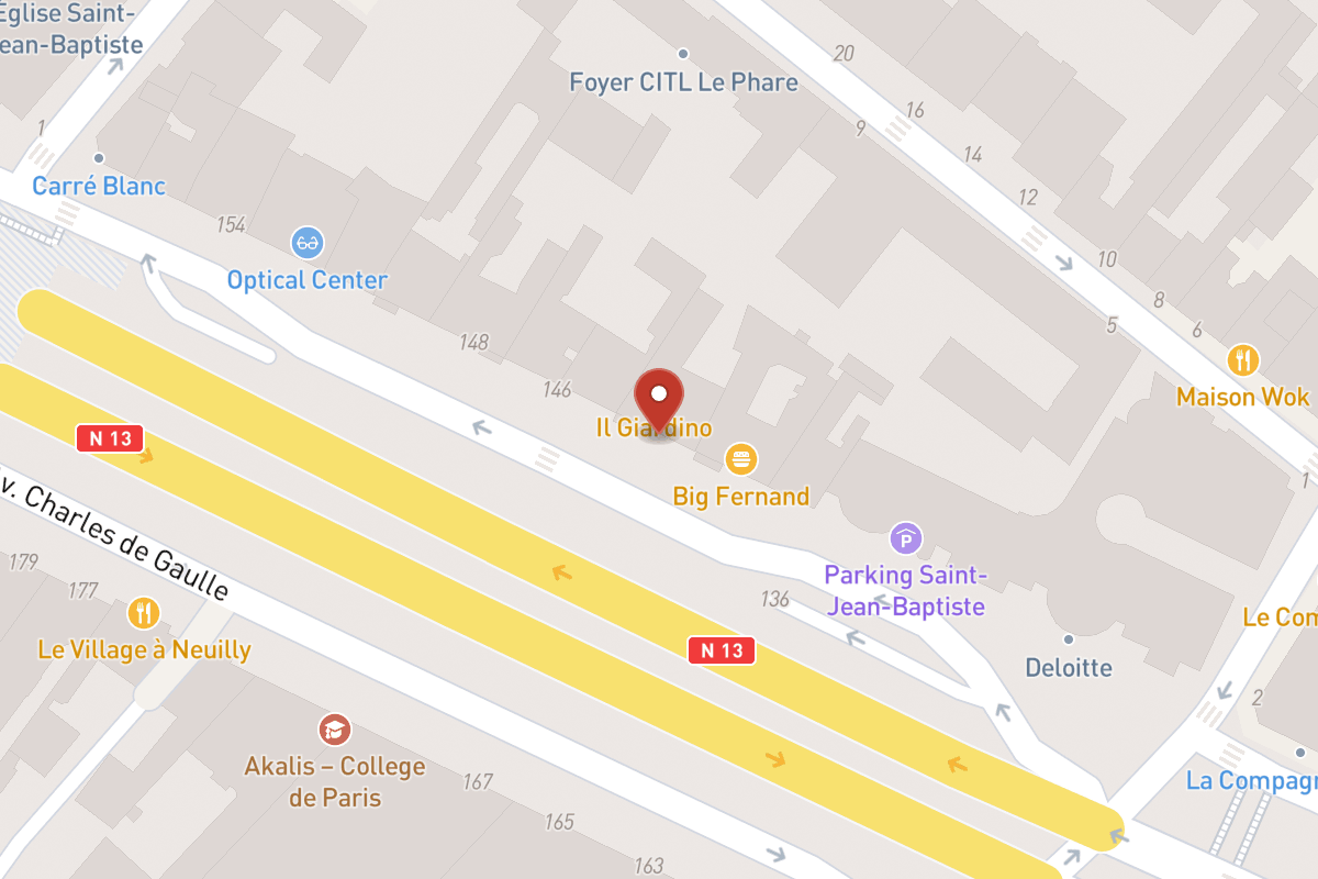 Plan de situation — 144 Avenue Charles de Gaulle