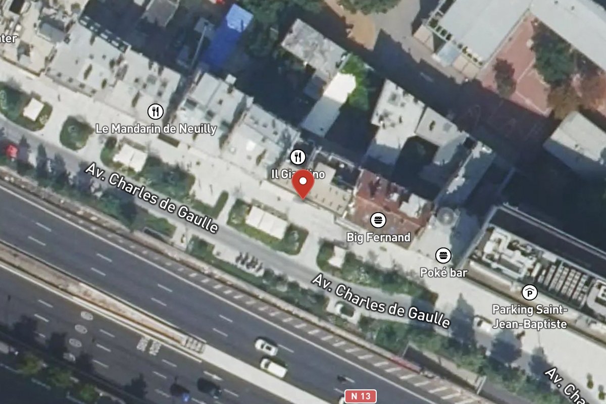 Vue satellite — 144 Avenue Charles de Gaulle