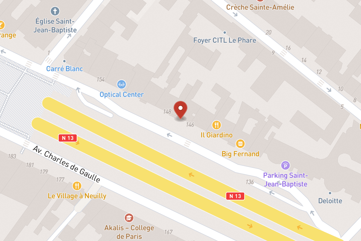 Plan de situation — 146BIS Avenue Charles de Gaulle