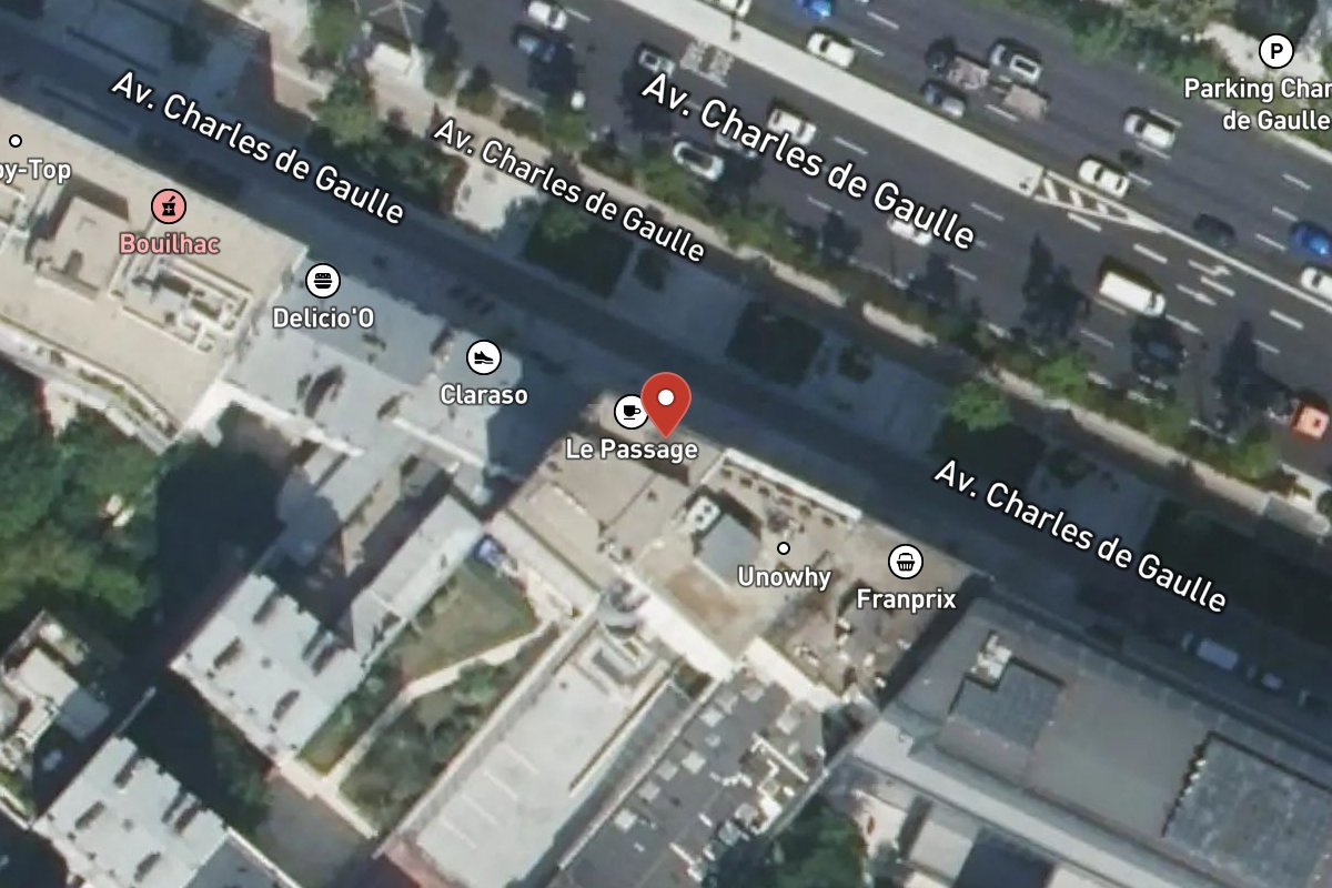 Vue satellite — 147 Avenue Charles de Gaulle