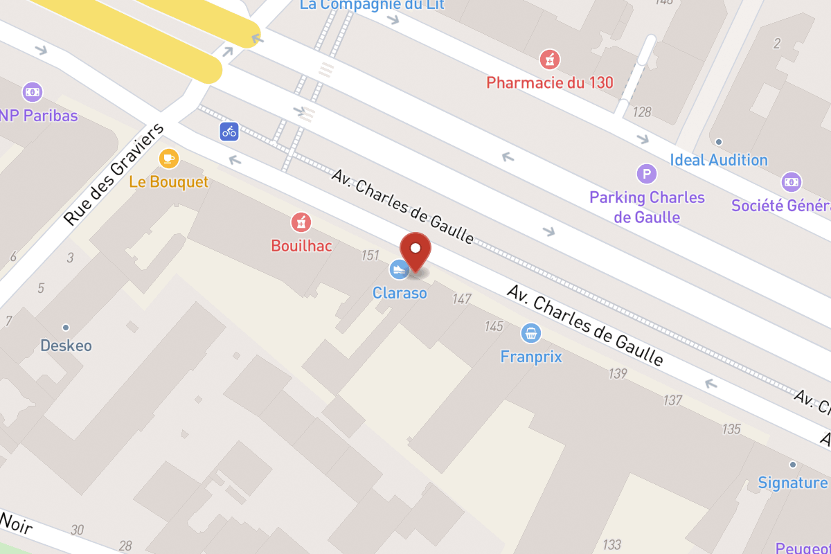 Plan de situation — 149 Avenue Charles de Gaulle