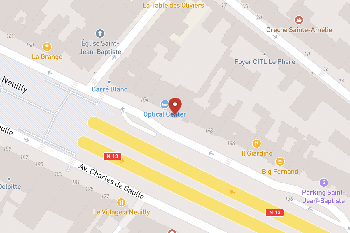 Plan de situation — 150BIS Avenue Charles de Gaulle