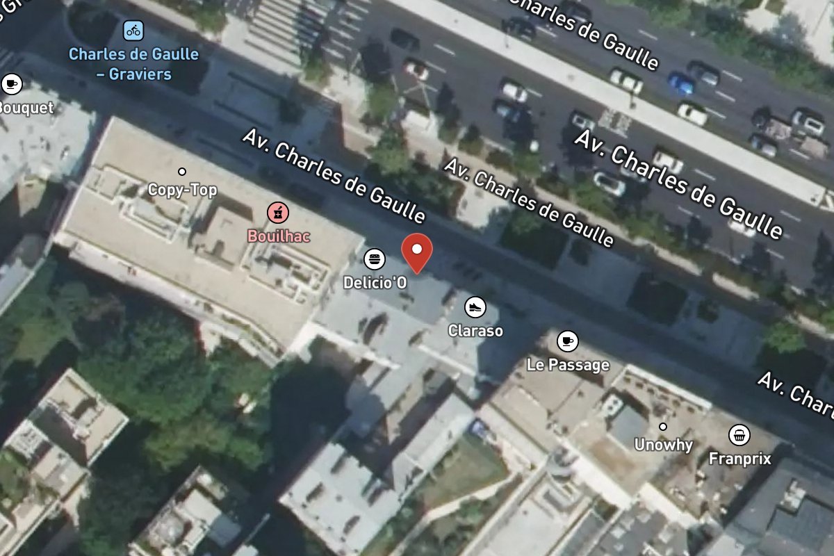 Vue satellite — 151 Avenue Charles de Gaulle