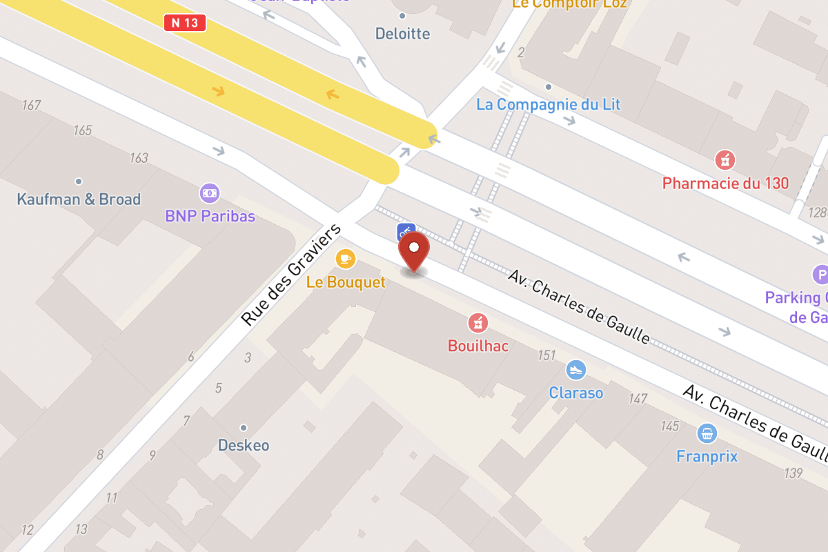 Plan de situation — 153BIS Avenue Charles de Gaulle