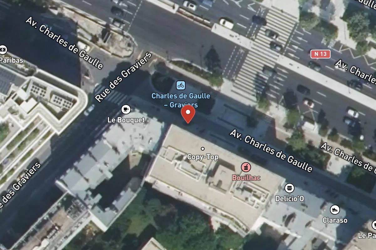 Vue satellite — 153BIS Avenue Charles de Gaulle