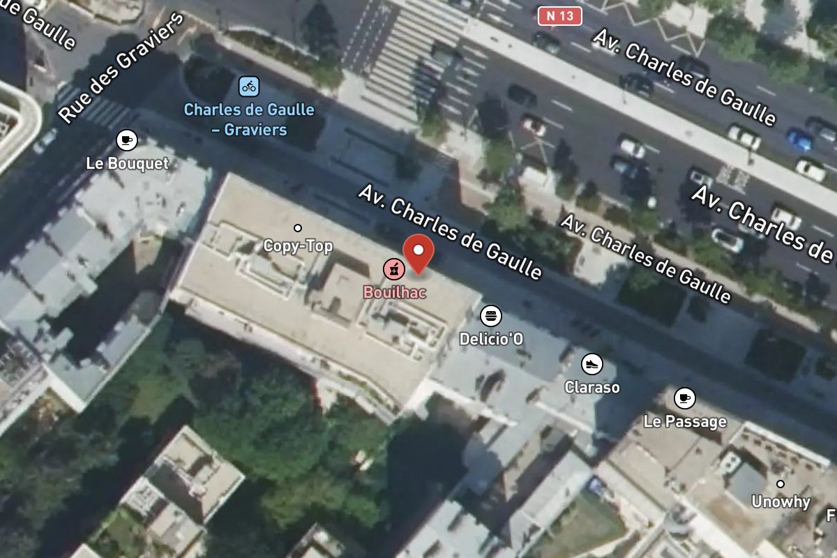 Vue satellite — 153 Avenue Charles de Gaulle