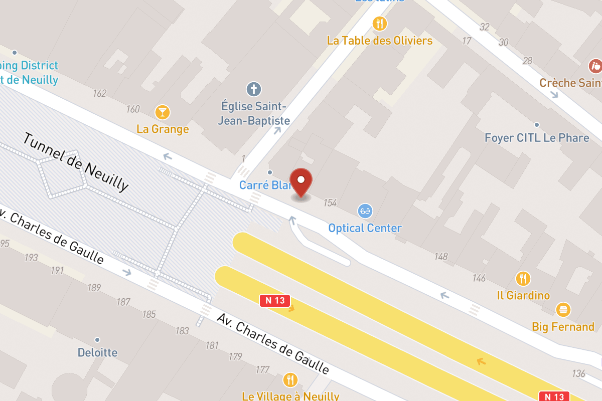 Plan de situation — 154BIS Avenue Charles de Gaulle