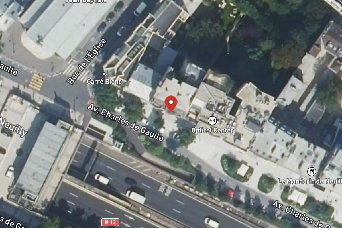 Vue satellite — 154 Avenue Charles de Gaulle