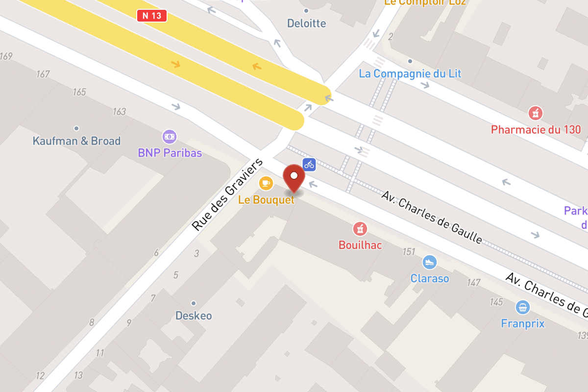 Plan de situation — 155 Avenue Charles de Gaulle