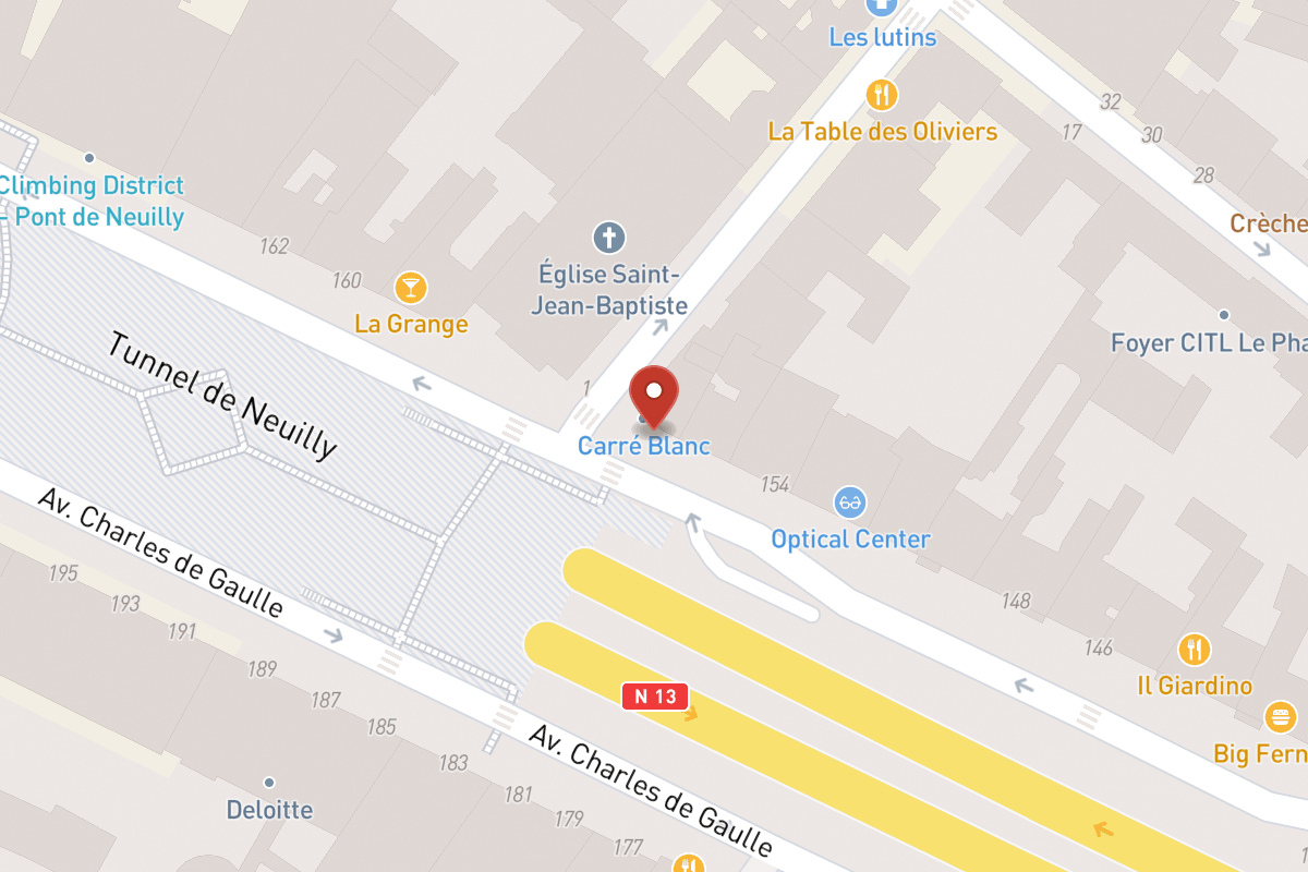 Plan de situation — 156BIS Avenue Charles de Gaulle