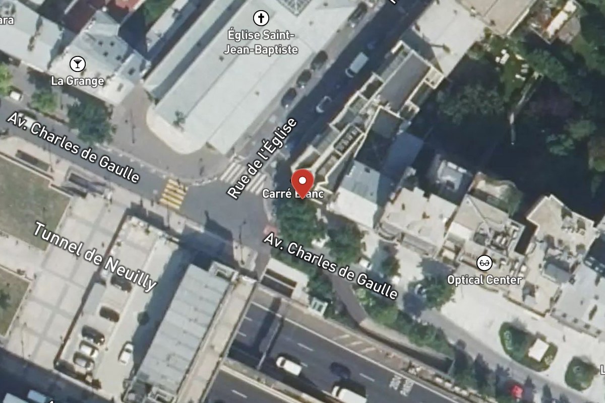 Vue satellite — 156BIS Avenue Charles de Gaulle
