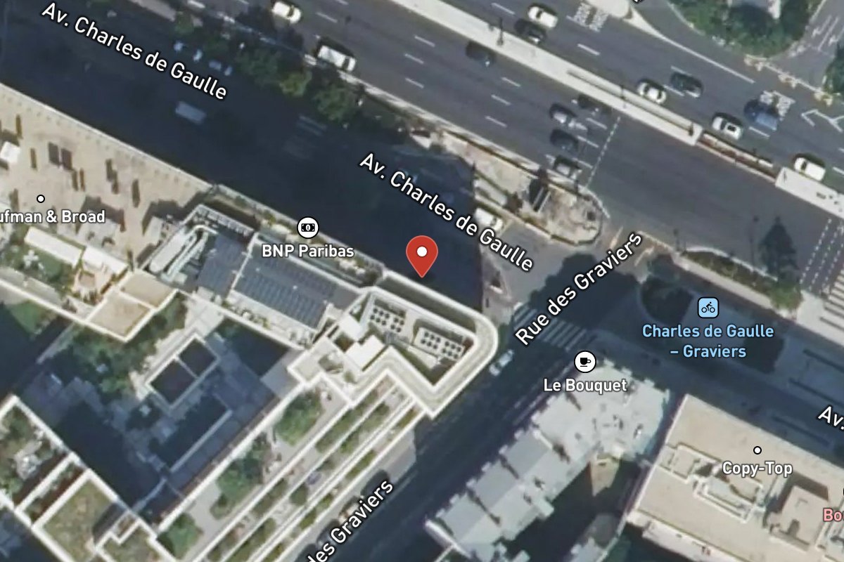 Vue satellite — 157 Avenue Charles de Gaulle