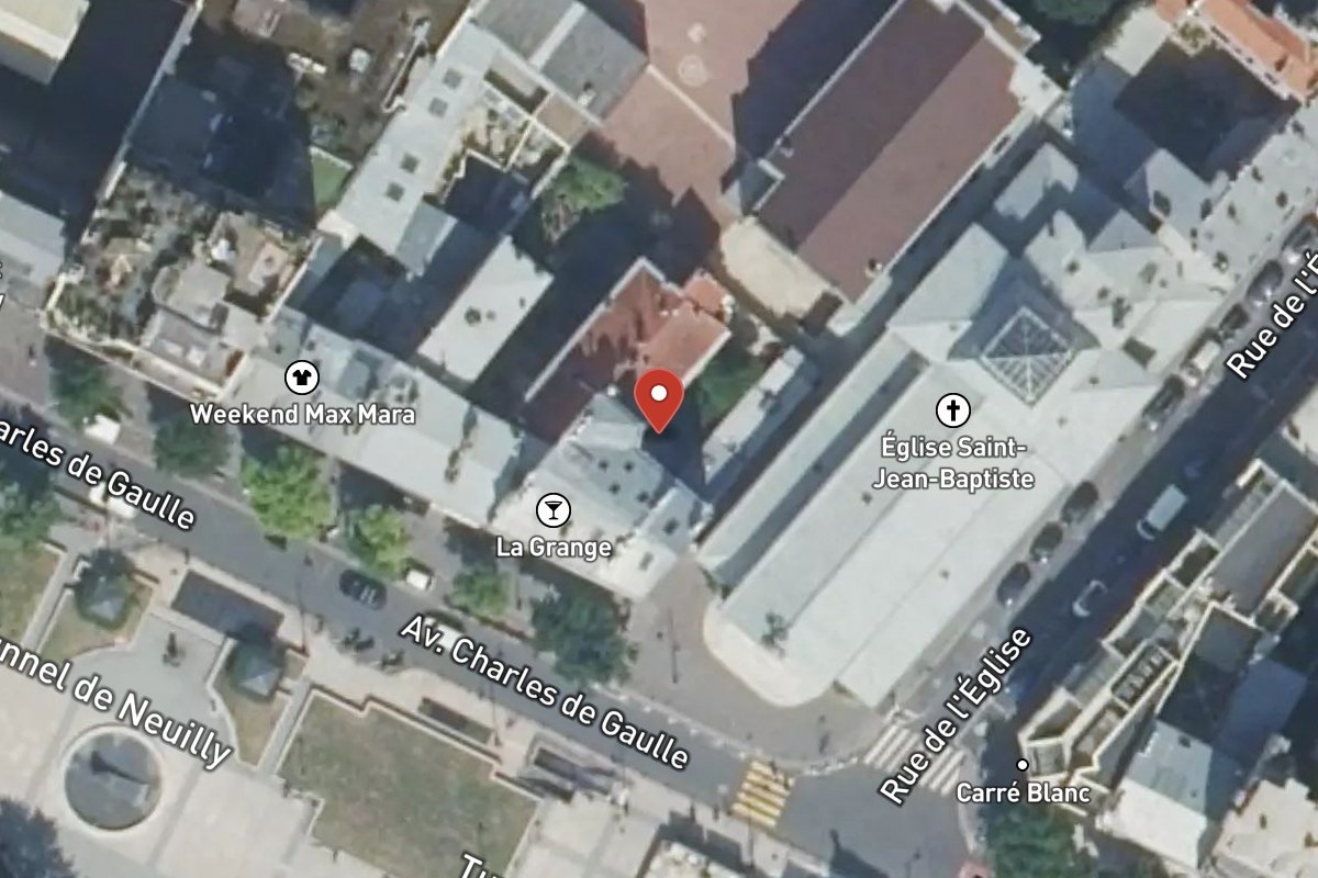 Vue satellite — 158BIS Avenue Charles de Gaulle