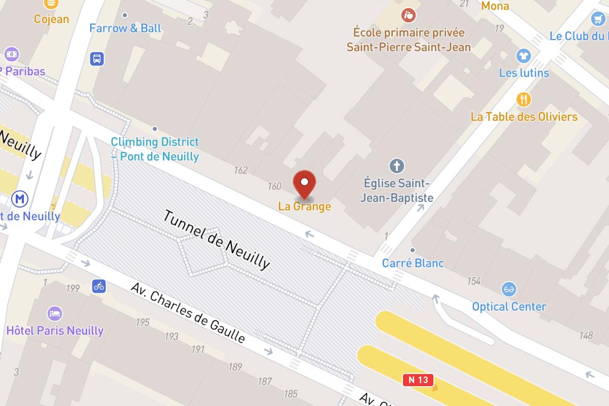Plan de situation — 158 Avenue Charles de Gaulle