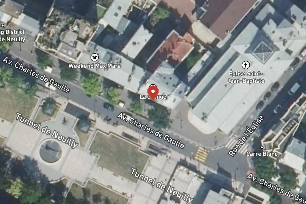 Vue satellite — 158 Avenue Charles de Gaulle