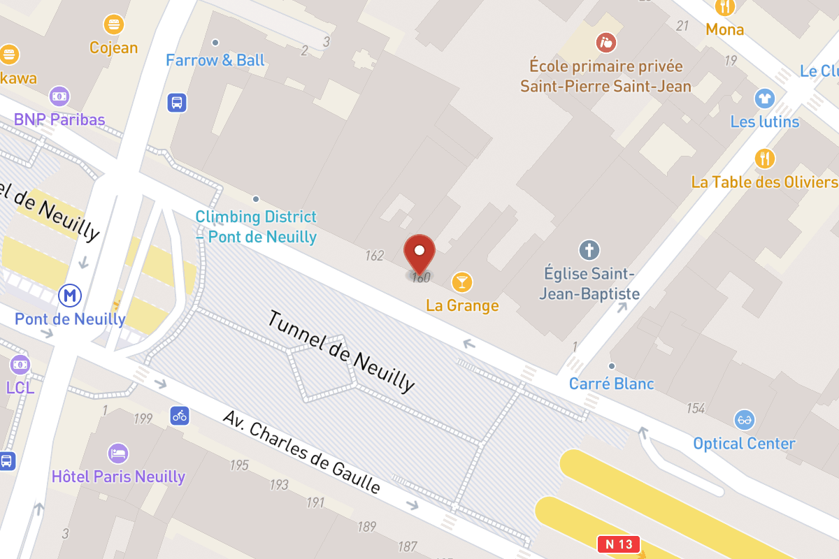 Plan de situation — 160 Avenue Charles de Gaulle