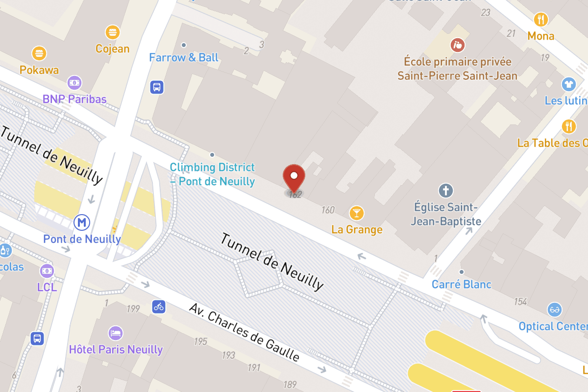 Plan de situation — 162 Avenue Charles de Gaulle
