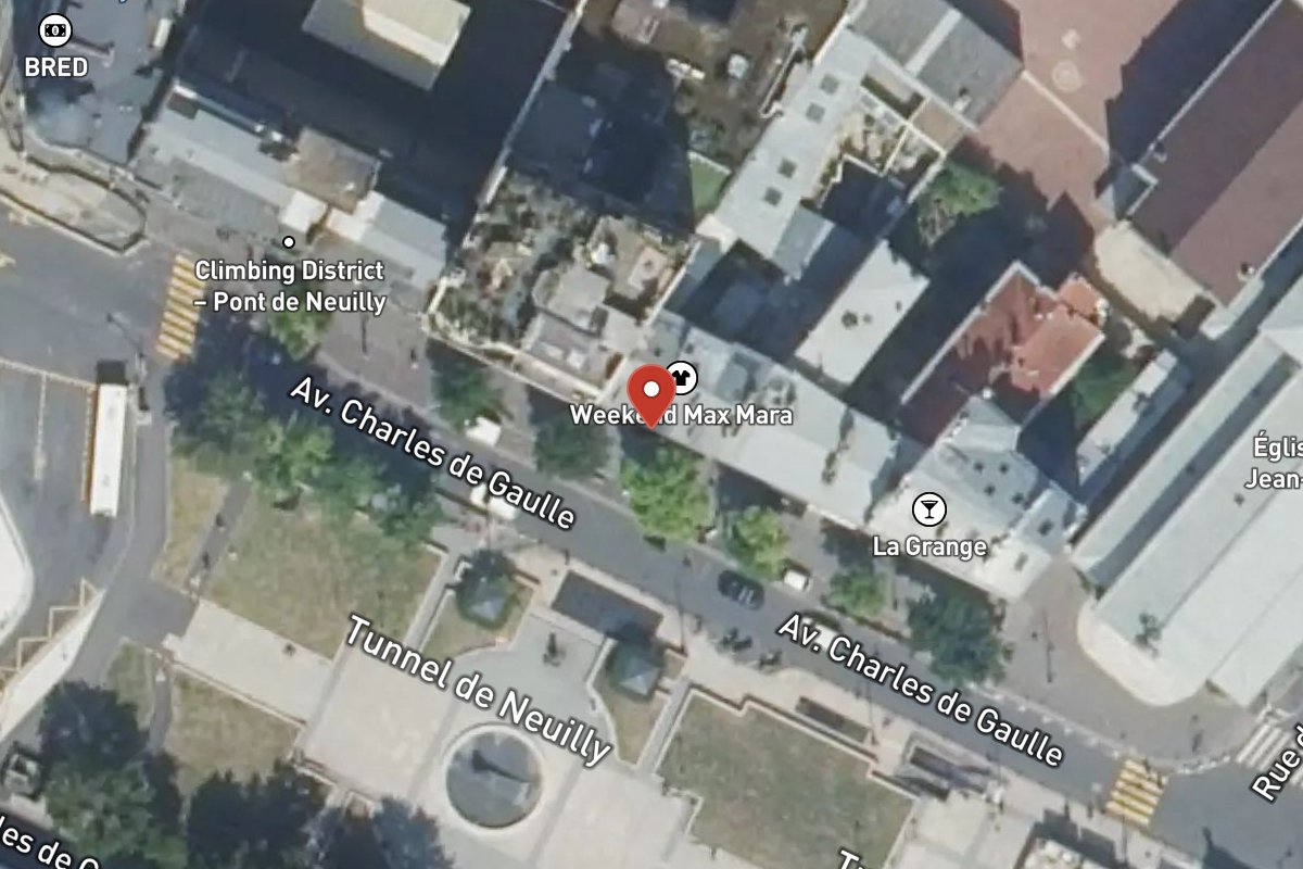 Vue satellite — 162 Avenue Charles de Gaulle