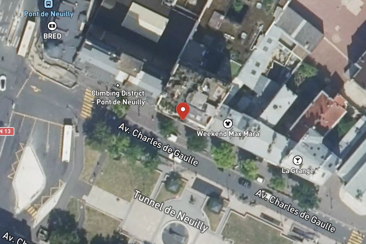 Vue satellite — 164 Avenue Charles de Gaulle