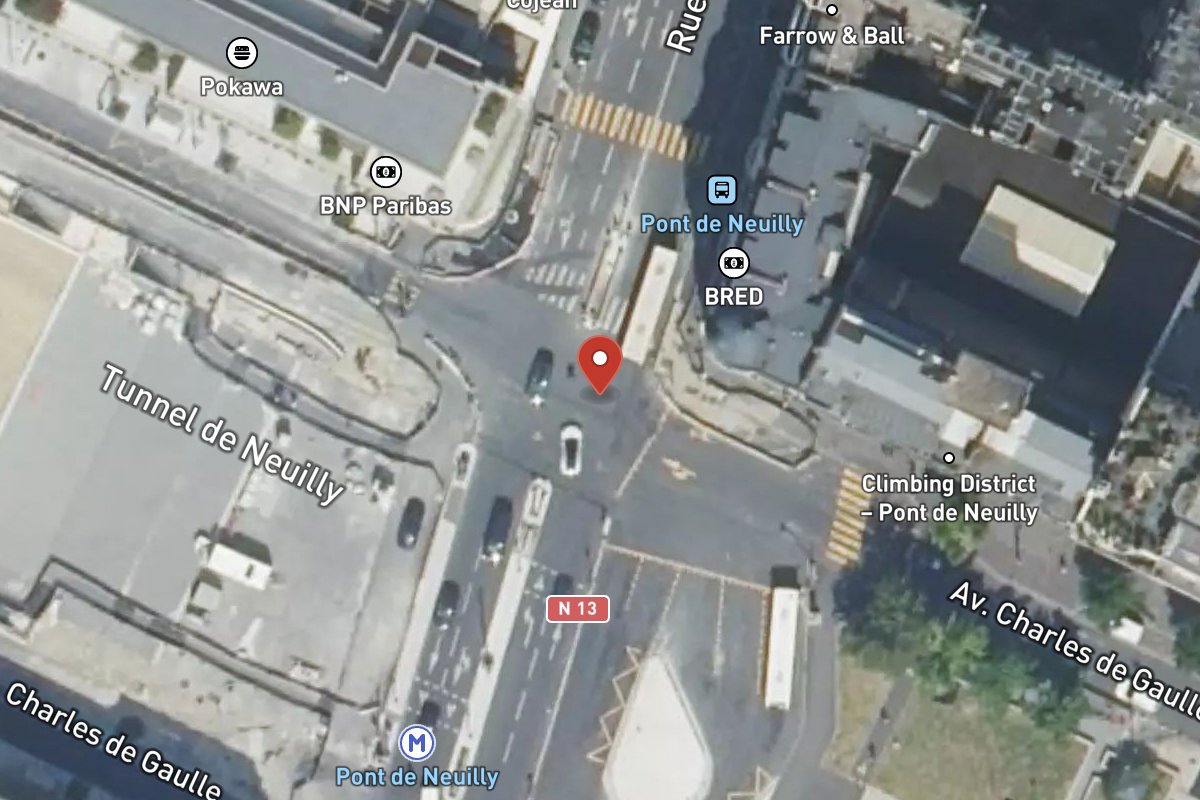 Vue satellite — 166BIS Avenue Charles de Gaulle