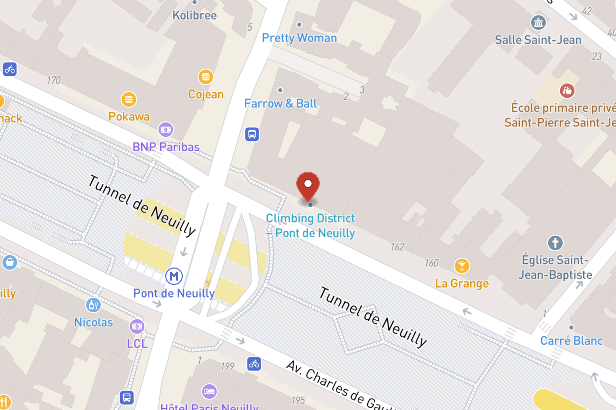 Plan de situation — 166 Avenue Charles de Gaulle