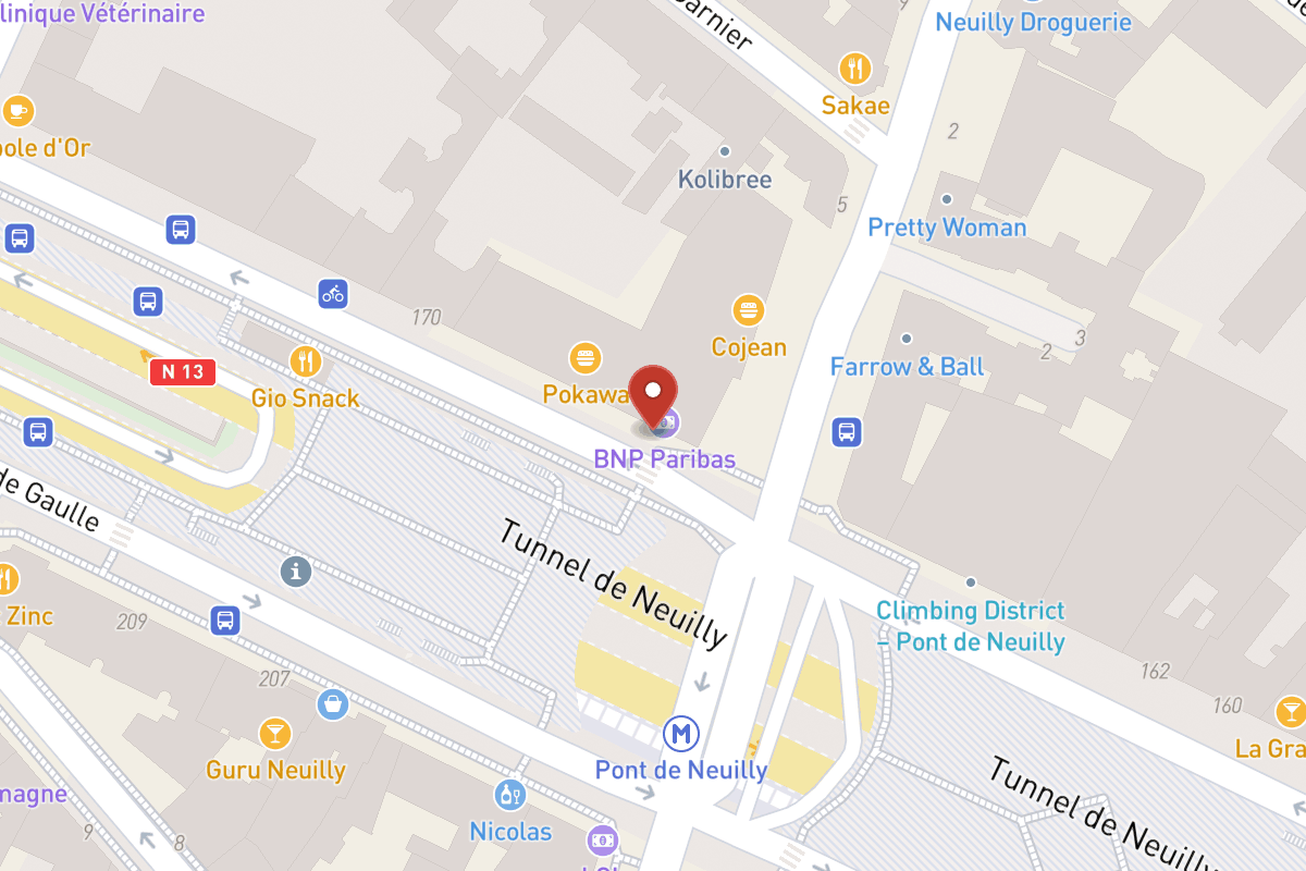 Plan de situation — 168 Avenue Charles de Gaulle