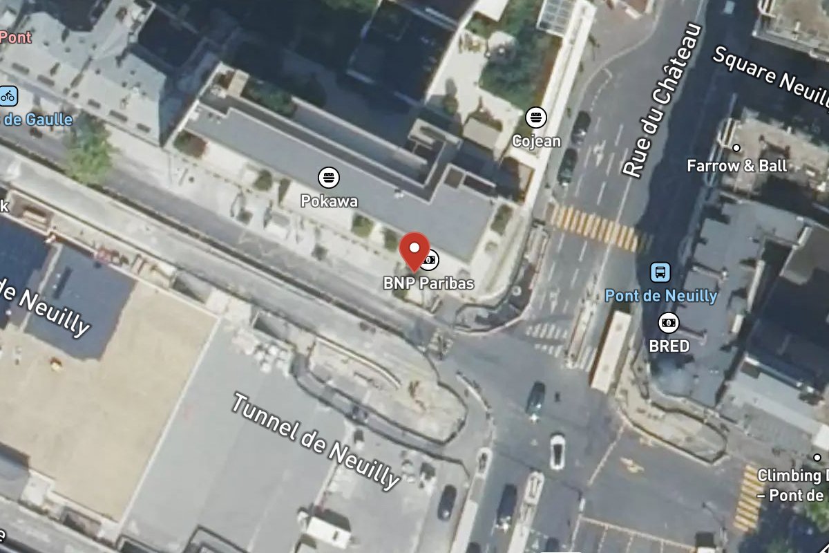 Vue satellite — 168 Avenue Charles de Gaulle