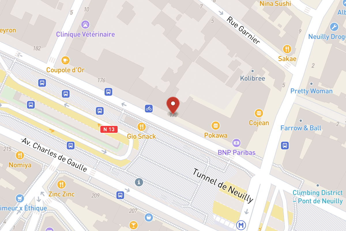 Plan de situation — 170 Avenue Charles de Gaulle