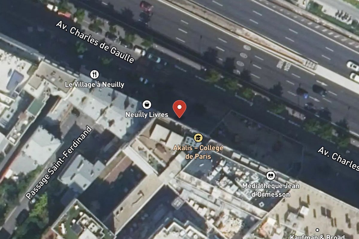 Vue satellite — 171BIS Avenue Charles de Gaulle