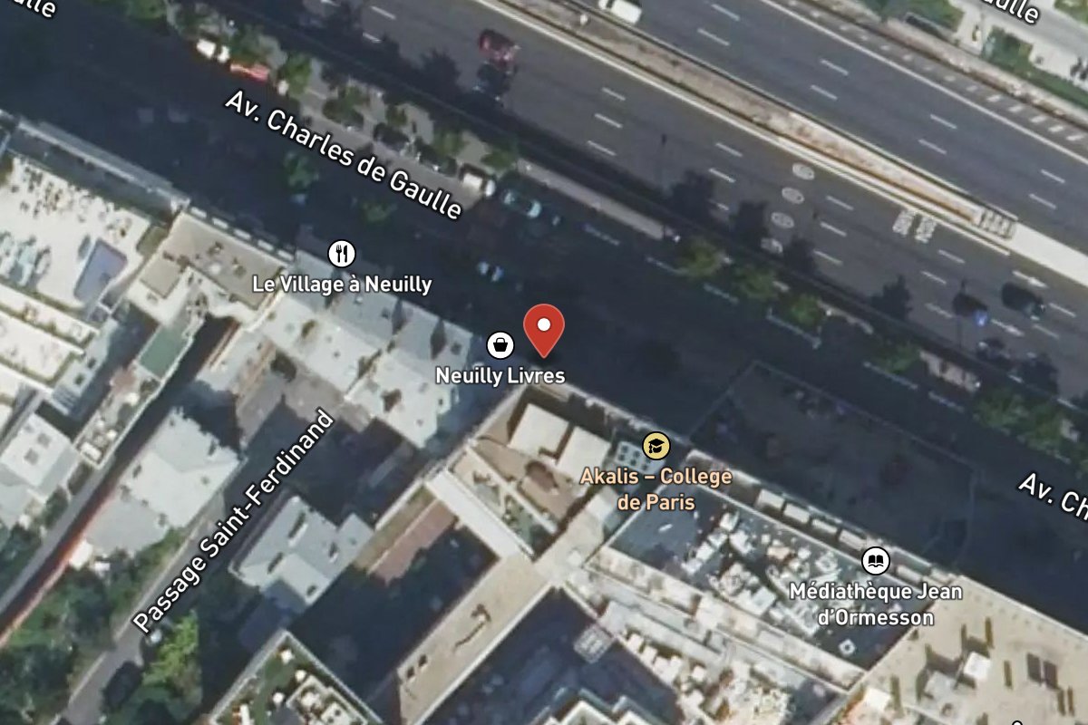Vue satellite — 171TER Avenue Charles de Gaulle