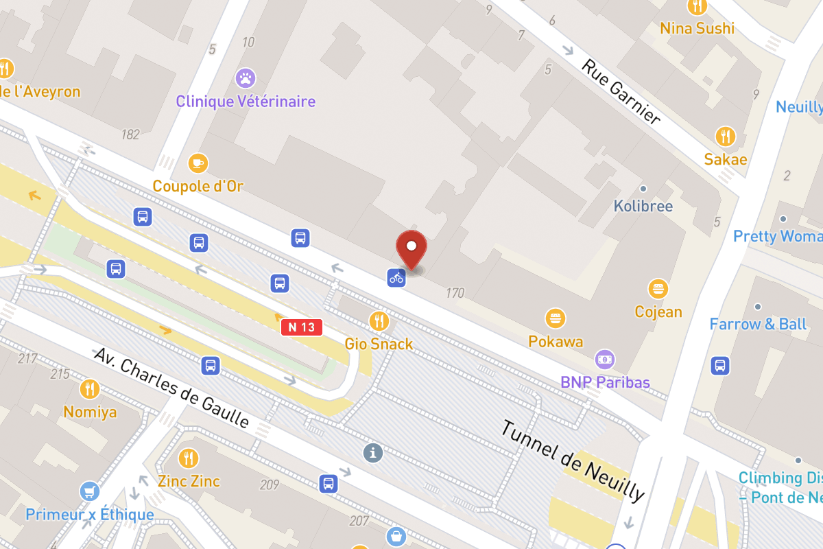 Plan de situation — 172 Avenue Charles de Gaulle