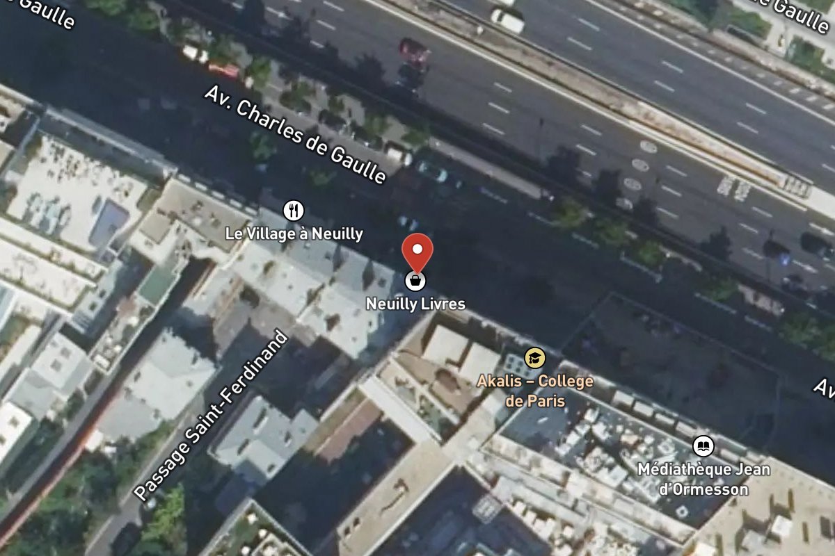 Vue satellite — 173 Avenue Charles de Gaulle