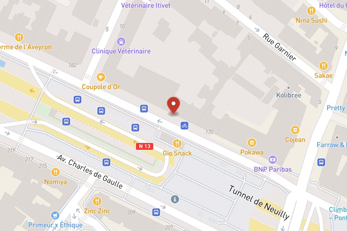 Plan de situation — 174 Avenue Charles de Gaulle